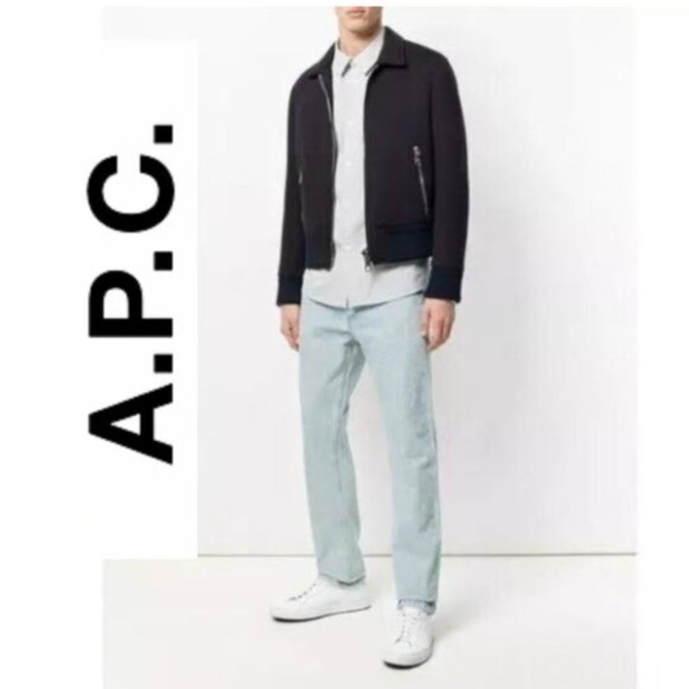A.P.C. Petit New Standard Light Wash Jeans Salvage Size 32 Slim Fit 100% Cotton